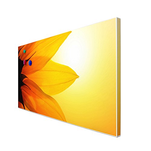 banjado – Pinnwand Magnettafel weiß 78cm x 37cm quer mit Motiv Zwei Sonnen - 3
