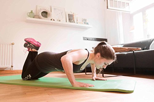 Große Fitnessmatte / Gymnastikmattte perfekt für Heimsport, Gymnastik, Reha & Heimtraining erhältlich ab 0,8cm Dicke – ca. 2cm / Maße 183×61 oder 190×100 / Die gepolsterte Gymnastikunterlage ist in einer Vielzahl an Farben erhältich (z.B. grün blau schwarz pink …) ideal für empfindliche Personen – weich , geruchsfrei & rutschfest – auch zum Balance-Training geeignet Die ideale Sportmatte / Sportunterlage / Pilatesmatte / Trainingsmatte / Yogamatte / Trainingsunterlage / Turnmatte / Rehamatte - 8