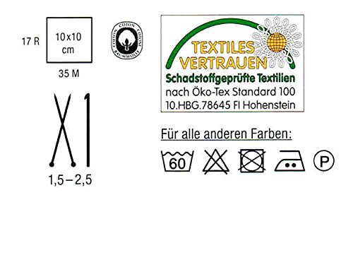 Häkelgarn Maxipaket 6x 100 Gramm weiss + weiß Baumwolle-Filet-Garn 600 Gr. - 2