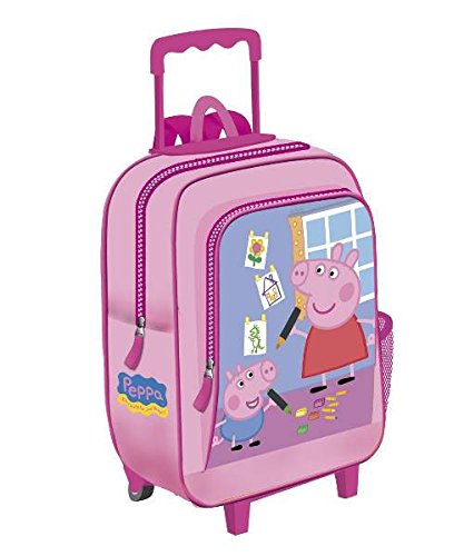 ZAINO TROLLEY 37 CM PEPPA PIG ROSA