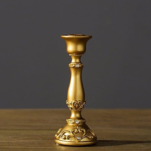 Creative Home Furnishing Decoration, Minimalist Golden Resin Candlestick Ornaments, Practical And Creative Home Furnishing