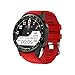 Price comparison product image C-Xka Smart Watch, Waterproof IP68 Fitness Tracker Watch With GPS Dual Positioning Heart Rate Monitor Pedometer Sleep Monitor For IOS Android Phone (color : RED)