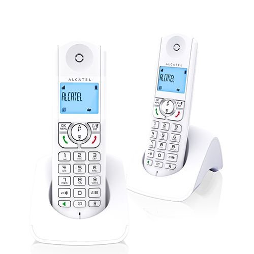 spécification Alcatel F360 Duo Blanc - Téléphone fixe
