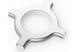 M SHOP ITALIA Adattatore griglia ghisa piano cottura compatibile con Bosch siemens Neff larghezza massima ferro ghisa 12mm 00184036