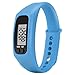 Produktbild Sportuhren,Pottoa Run Step Watch Armband Schrittzähler Kalorienzähler Digital LCD Walking Distance Bracelet Watch Fitness-Uhr Schlaftracker Kalorienzähler (Blau)