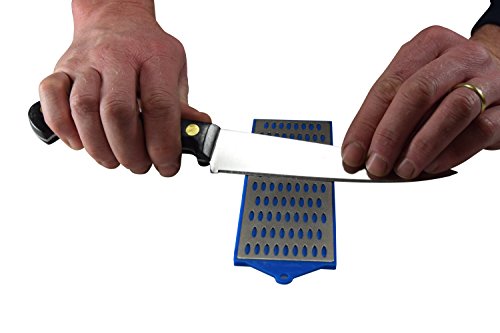 Dinok – großen 15,2 x 5,1 cm 3 PC Diamant Schleifstein Set mit Rutschfeste Saugfuß, perfekt für Schärfen Meißeln, Schärfen Holz arbeiten Tools, Schärfen Messer, grob, mittel und fein Schattierungen - 6