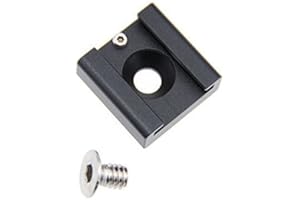 CAMVATE Frío Shoe Mount con 1/4"-20 Agujero para Cámaras De Cine Blackmagic