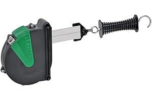 VOSS.FARMING AKO Sistema Flexigate con enrollador automático de Cinta para Pastor eléctrico, con Cinta conductora 7,5 m