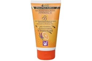 ELIGA Saunahonig-Creme, 150g Finnisch | wirkt beruhigend und entspannend | Perfekt nach dem Saunagang geeignet | mit Peeling-Effekt | 100% natürlich ohne Chemie und Konservierungsstoffe