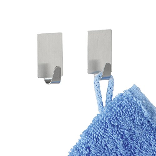 16st Selbstklebend Edelstahl HandtuchHaken Handtuch Racks Wandhaken für Küche Bad - 6