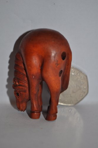 stylised Horse Netsuke