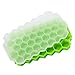Produktbild Gosear 37 Slots Silikon Honeycomb Form Ice Cube Maker Mold Tray Icebox mit Deckel für Whisky Cocktails Eistee Kaffee Kalt Getränke Grün