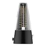 No se necesita batería. Un metrónomo mecánico más nuevo utiliza un mecanismo de bobinado para generar energía para producir latidos métricos. La selección de tiempos es: 0, 2, 3, 4, 6.