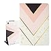Price comparison product image White Marble iPad Air 9.7 Case, Golden Pink Black Stripes Design Smart Tablet Case for iPad Air with Auto Sleep Wake Function, Lightweight Protective Cover for iPad Air 6th/5th Gen 2018/2017
