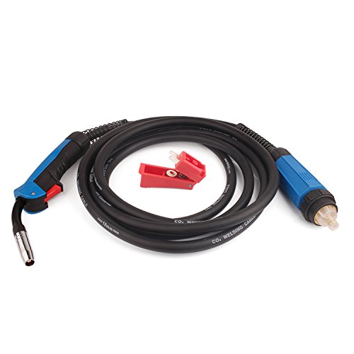 Forever Speed Schlauchpaket MIG / MAG MB15 Welding Torch CO² Schutzgas Schweißbrenner 5m mit Euro Zentralanschluss
