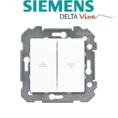 SIEMENS - Interrupteur pour volet roulant BLANC Siemens DELTA VIVA