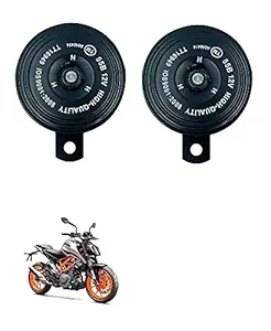 Znee Smart Motorcycle Horn Loud Sound Waterproof 12V 110DB (Set of 2) for KTM Duke 390