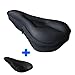 Produktbild Qianming Bike Gel Bike Kissen extra bequem Gel Fahrrad Seat Cover für Hometrainer Bike Sitzbezug Kissen Wasserdicht und staubdicht (1 Pack)