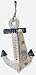 UberLyfe Sea Worn Boat Anchor Thermometer with Blue Fish (PF-000616-TMBLUEFISH) RS.399.00