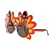 Produktbild DANSPEED 2 Packungen Türkei Sonnenbrille Party Brille Lustige Brillen Cartoon für Thanksgiving Day Party Kostüm Cosplay Dekoration Kinder Erwachsene