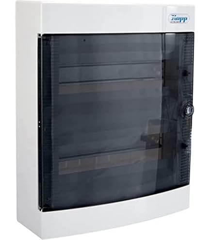 Caja de distribución eléctrica de 18 módulos de superficie de plástico ABS SPN I