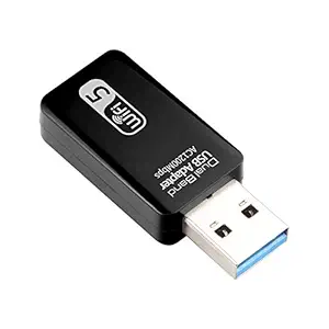 Wireless USB Adapter AC1200 Dual Band USB3.0 WiFi Adapter 2.4GHz / 5.0GHz Ethernet 802.11AC for Laptop Desktop PC