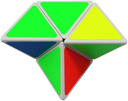 FCBB 2X2 Pyraminx Magic Cube Speed Puzzle White