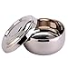 Men Durable Double Layer Stainless Steel Shaving Razor Soap Cup Thickened Heat Insulation Bowl with Lid