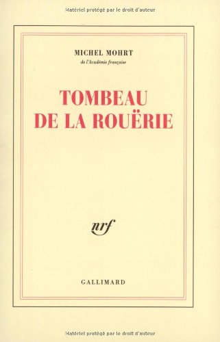 couverture de : Tombeau de La Rou&euml;rie