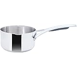 Meyer Select Stainless-Steel Open Milkpan, 0.9 Liters/14cm, Silver