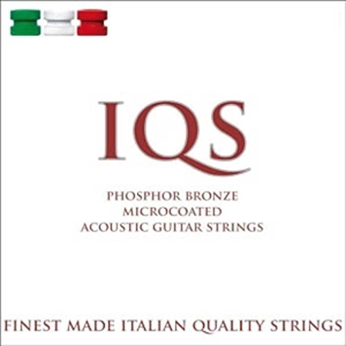 IQS phb1253 Strings for Acoustic Guitar String Gauge .012-.053 Phosphor Bronze
