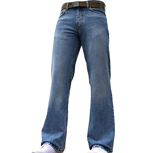 F.B.M Jeans - Vaquero - Bootcut - para Hombre Azul - Azul Claro 34W/30L