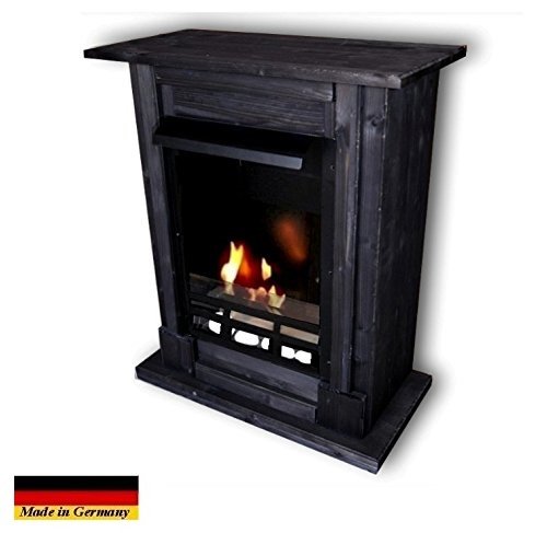 Chimenea de bioetanol y modelo gel Venecia Premium Royal elección de 9 colores () negro