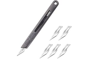 SWANN-MORTON 3 x Swann Morton Einziehmesser / Skalpell + 5 10a Klingen