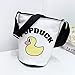 Produktbild IU Desert Rose Fashion Lesson Tragetaschen Kleine Tasche Weibliche Cartoon Ente Nette Schulter Umhängetasche Leinwand Druck Eimer Kleine Tasche