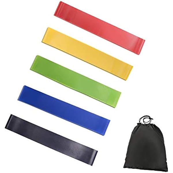 Resistance Band fitness 5Levels Latex Gym Strength Training Rubber Loops  Bands Fitness CrossFit Equipment Yoga Exercise Pull Rope Elastic Bands for  Fit: Buy Online at Best Price in Egypt - Souq is