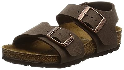 Birkenstock New York, Sandales Bride cheville garçon, Marron Mocca), 38 EU