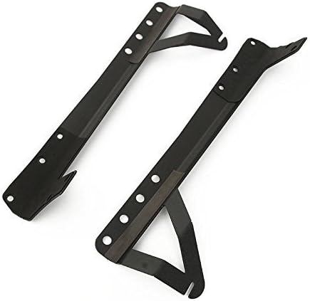 Upper Windshield Mount Bracket 52 LED Light Bar Roof Mounting Brackets For Jeep JK 07-13 Steel Cab Jeep Wrangler by Rambowill