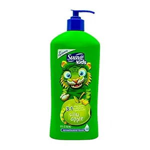 Suave Kids 3in1 Shampoo + Conditioner + Body wash Silly Apple - 532 (18oz)