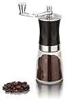 molinillo cafe manual ceramica  Tamaño: 6,5 x 19 cm. Manual Coffee Grinder with Ceramic Grinding Mechanism, Glass, Can Be Continuously Adjusted Manual Coffee Grinder