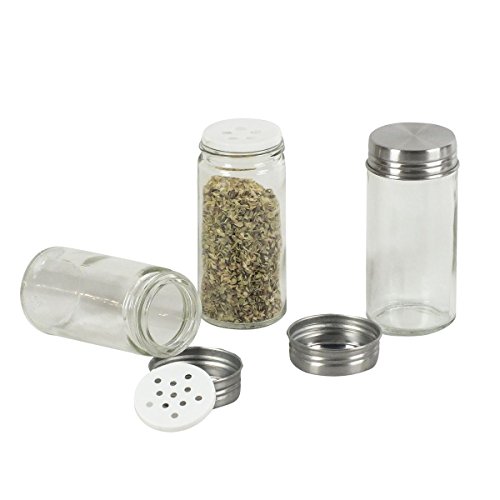 Kela 10859 Gewürzstreuer-Set, 6 Stück, Grob und Fein, Glas/ Edelstahl, Fidelis - 3