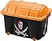 Produktbild Spielzeugkiste Spielzeug Aufbewahrungsbox Rollbox Schatztruhe Pirat 60x40x42cm