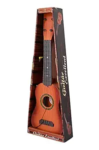 Toyshine 4-String Acoustic Guitar Learning Kids Toy, Brown 18