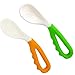 Baby Training Tableware Baby Spoons Curved Two Colors Spoons
