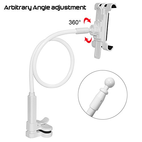 Flexibler Handy StÃ¤nder Tablet Halter, Afunta lang Arm Lazy Smartphone-Halterung, universal 360Â Rotation Klemme Schwanenhals-Halterung fÃ¼r iPad iPhone Android, Schreibtisch Bett Tisch BÃ¼ro Bad