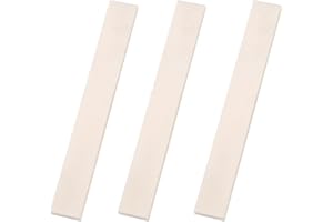 RuiJOTWAT 3 szt. pustych i nieoszlifowanych siodełek mostkowych do gitary 80 x 3 x 10 mm do wymiany części gitary akustycznej i klasycznej i cygarowej