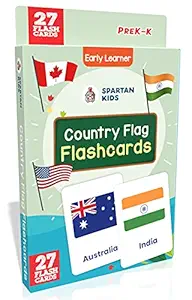 World Country Flags Flash Cards for Kids