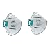 Jonty™ N95 PM 2.5 Anti-Pollution Activated Carbon Face Mask with Breathing Valve (Grey, Pack of 2) RS.199.00