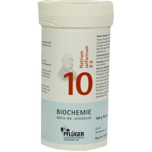 Preisvergleich Produktbild BIOCHEMIE Pflüger 10 Natrium sulfur.D 6 Pulver 100 g