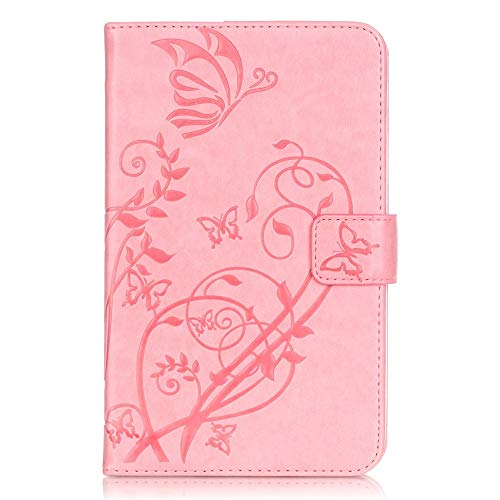 Preisvergleich Produktbild Standfoliotablettabdeckung Retro Leichter Standplatz-Mappenkasten für Samsung Galaxy Tab A 7.0 / T280 / T285, Premium-geprägter PU-Leder-Telefonkasten-Kartensteckplatz Leichte Rückseite Smart Cover